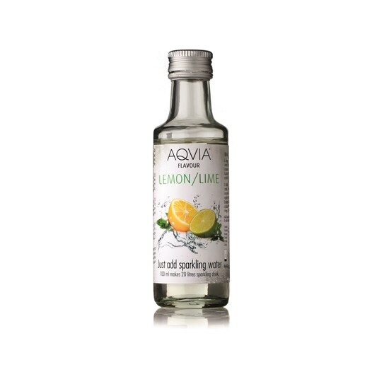 AQVIA ESSENCE LEMON LIME 10CL 12 PCS Norway Industrial Gas Store